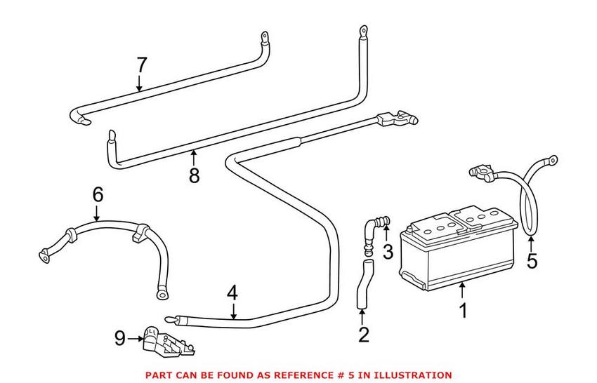 Mercedes Battery Cable 2025400231